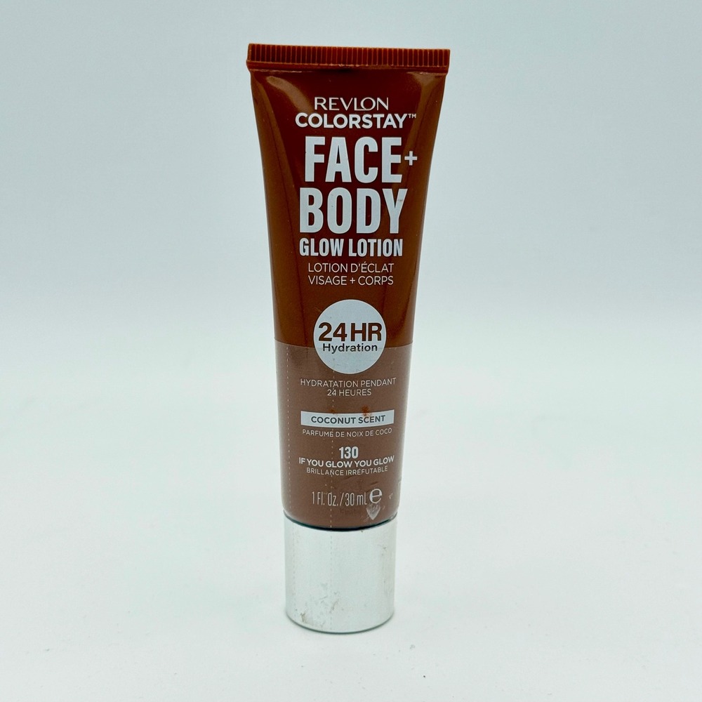 Revlon Face Body Glow Lotion Unisex 1oz 130 If You Glow You Glow Like New Bronze